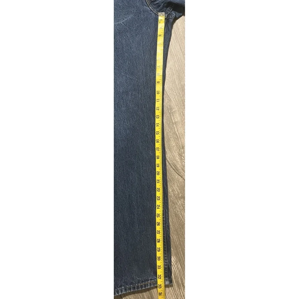Levi's 550 Relaxed Fit Tapered Leg Dark Wash Blue Jeans Size‎ Size 34x34 (34x33)